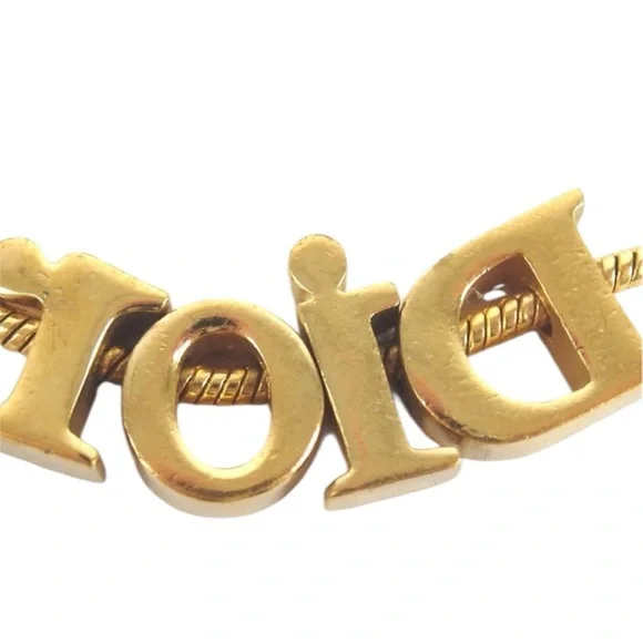 DIOR Gold Letter Bracelet (adjustable)